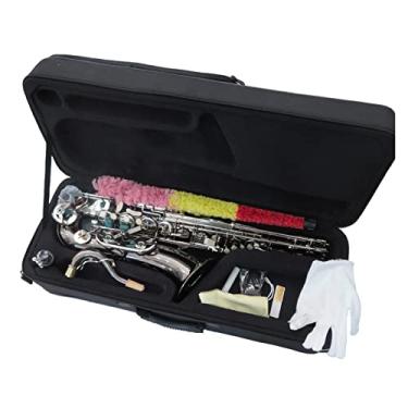 Imagem de Saxofone profissional, latão amarelo, melodia, saxofone C, com estojo para saxofone iniciante