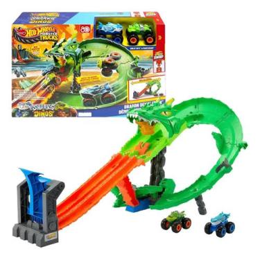 Imagem de Pista Hot Wheels Demolição Do Dragão Mattel Jfr06