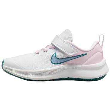 Imagem de Nike Tênis infantil unissex Star Runner 3 TDV, Rosa, branco, 3 Little Kid