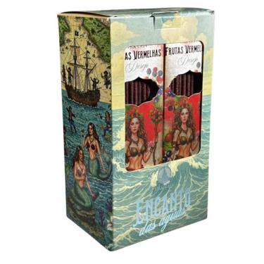 Imagem de Incenso Vila Zen Linha Encanto Das Águas 0% Carvão 12Cxs 8Vr - Lua Mís