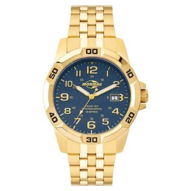Imagem de Relógio Mormaii Masculino Steel Basic Dourado - MO2317AE/1A