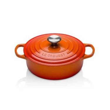 Imagem de Panela Risoto Signature com Pegador de Aço Inox 30 cm laranja Le Creuset