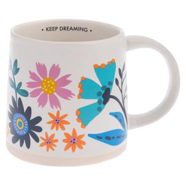 Imagem de Karma, Caneca Shelly de 400 ml - Caneca fofa de café e chá - Canecas de café de cerâmica para mulheres e homens, Keep Dreaming