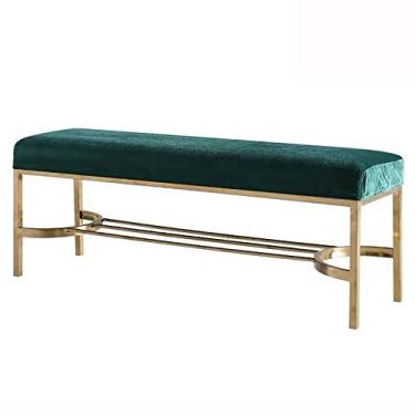 Imagem de FAMEOYA Nordic Iron Art Armário de sapatos de entrada doméstico de camada única banco de troca de sapatos com loja de almofadas, sapateira, armário de sapatos, banco multifuncional