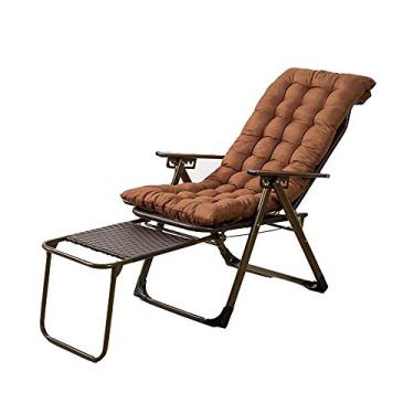 Imagem de Cadeira dobrável para almoço, cadeira de vime para escritório, cadeira de balanço, cadeira de praia com gravidade zero ao ar livre