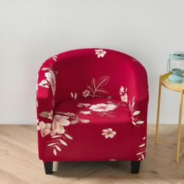 Imagem de Capas de poltrona, capas de cadeira redondas estampadas macias, protetor de móveis, fundo elástico, resistente, lavável, para bar, café, hotel, quarto de hóspedes - tipo 08||meio círculo individual 65