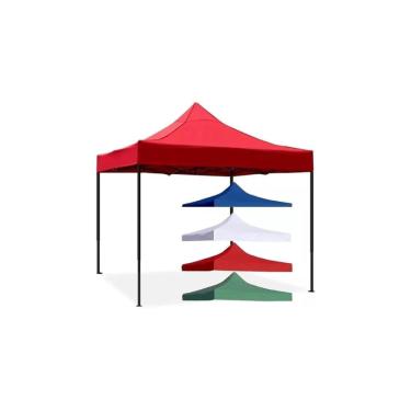 Imagem de Gazebo 2x2x2,45m, Estrutura em Aço e Alumínio, Cobertura Poliéster 210D, para Praia, Camping, Eventos ao Ar Livre