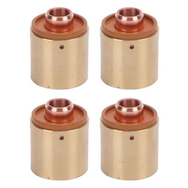 Imagem de KUIDAMOS Cartucho de Partida de Plasma 9-8277 Substituição de Latão para SL60 SL100 SL60QL, Fácil Instalação para Tocha de Soldagem de Dinâmica Térmica, Kit de 4 Unidades para Usuários de Cortador