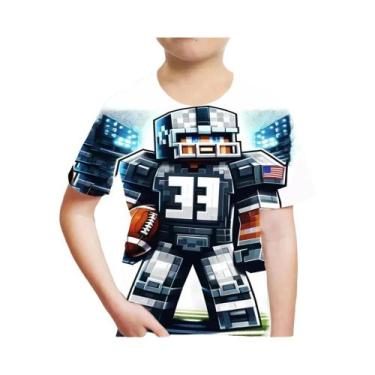 Imagem de Camiseta De Verão Para Meninos Estilo Aventura Com Estampa De Desenho 