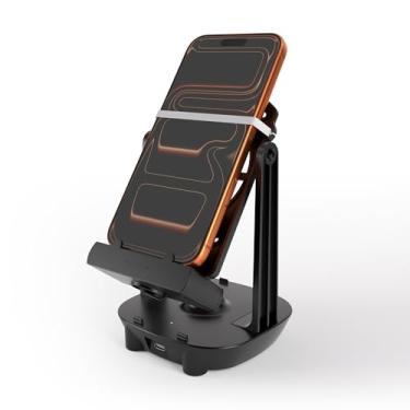 Imagem de Orzero Steps Counter Compatible for Pokemon Go Walker Phone Swing Accessories Cellphone Pedometer (USB Cable) (Easy Installation) (Mute Version) Egg hatcher Rocker Quick Steps Earning Device - Black