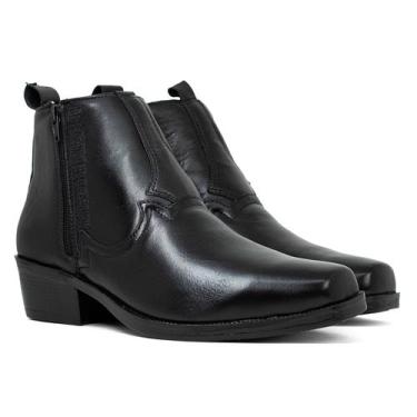 Imagem de Bota Masculina Ferracini 24h Casual New Country Couro Clássica Com Zíp