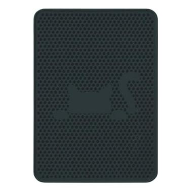 Imagem de Tapete Limpa Patas Higiênico Para Gatos Anti Sujeira Coletor De Areia Dupla Camada- Antiaderente e Lavável - Remove Grãos das Patinhas Antes de Espalhar pela Casa(Preto,3 Unidades)