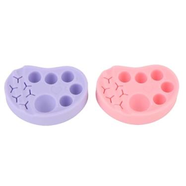 Imagem de Cryfokt Paleta de Elevação de Cílios de Silicone Maquiagem Portátil DIY Ferramenta de Mistura de Tonalidade para Artistas de Beleza Profissionais Uso Pessoal Material de Silicone Leve e Lavável