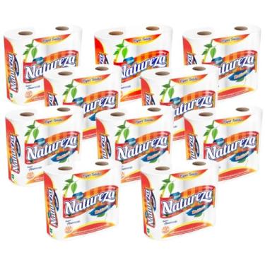 Imagem de Papel Toalha Cozinha Natureza Folha Dupla 20 Rolos 1000 Folhas Maxima Absorção Kits na Web