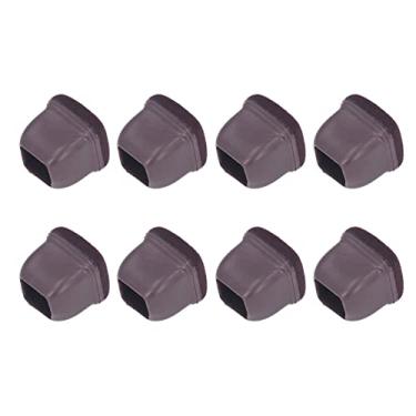 Imagem de Acouto Protetores de Chão para Perna de Cadeira, 8 Peças, Capa para Perna de Cadeira, Conjunto de Pernas de Móveis, Mesa, Marrom, Móveis, Copos de (M)