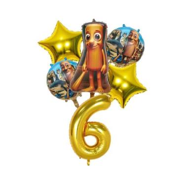 Imagem de Balões De Alumínio Para Festa De Aniversário Infantil Com Tema Italian