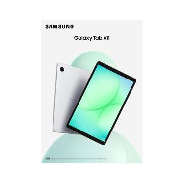 Imagem de Tablet Samsung Galaxy A11 Wi-Fi Tela 8.7" 90Hz 64GB Câmera 8MP Prata