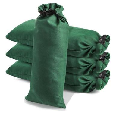 Imagem de Sacos de areia Yopay Flood Water Barrier, pacote com 4, 27x11cm, lona