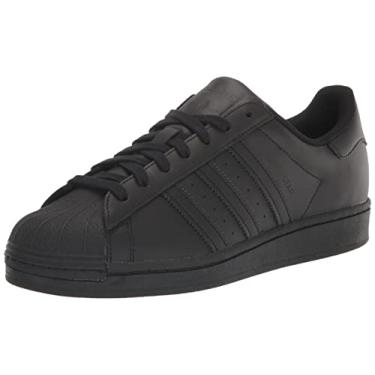Imagem de adidas Originals Tênis feminino Superstar, branco/preto/dourado, 42, Branco