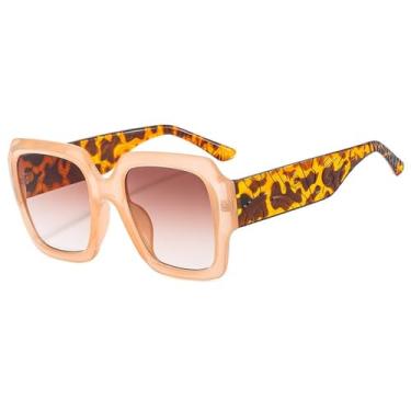 Imagem de Óculos de Sol UV400 - Armação Grande em Cores Candy Degradê para Homens e Mulheres, Ideais para Esportes ao Ar Livre, Corrida e Ciclismo, 05