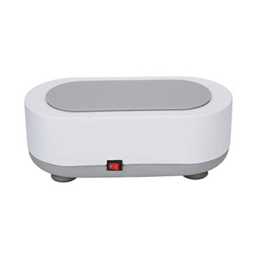 Imagem de Yinhing Limpador Ultrassônico Recarregável Portátil óculos de 360 ​​graus Pulseira de Relógio de Joias Máquina de Limpeza Vibração Material ABS 20,8 X 9,5 X 7 Cm (Branca)