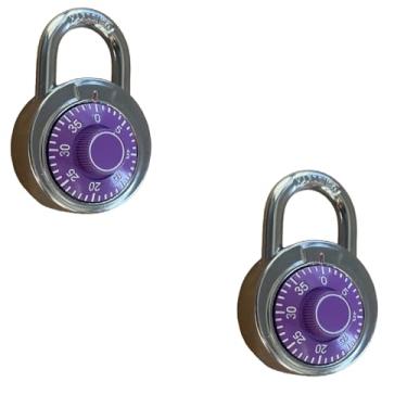 Imagem de Arkali Fechadura de combinação, cadeado de combinação de discagem, 3 fechaduras sem chave seguras com código digital para armários de academia, escola, caixa de ferramentas e unidades de armazenamento