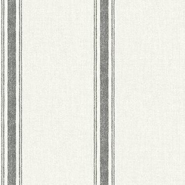 Imagem de Chesapeake 3115-12461 Papel de Parede Listrado de Tecido Preto Linette