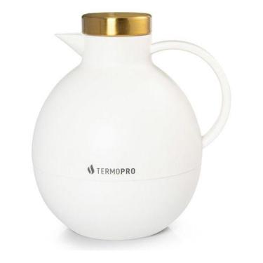 Imagem de Garrafa Térmica Café Chá Italy 1 Litro Branca Termopro