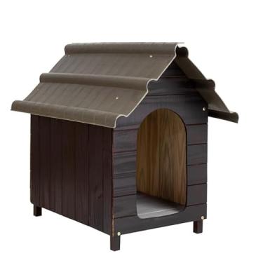 Imagem de Casa Casinha De Cachorro com Telhado Ecológico Pequena N2 (Tabaco)