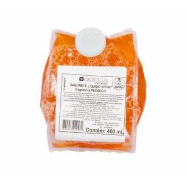 Imagem de Refil Sabonete Liquido Spray Pêssego Exaccta 400ml - Trilha