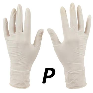 Imagem de Luva Látex Para Procedimento Não Cirúrgico Sem Pó - C/100UN - MEDIX, P
