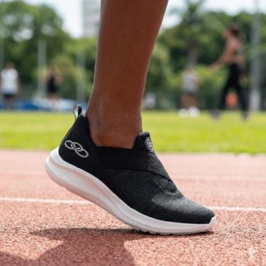 Imagem de Tênis Feminino Olympikus Easy 3 Evasense Preto, Preto, 38