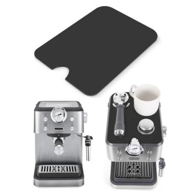Imagem de Tapete protetor superior de silicone compatível com máquina de café expresso Delonghi EM450M, recorte personalizado, antiderrapante, capa superior de máquina de café dupla face fina de 2 mm
