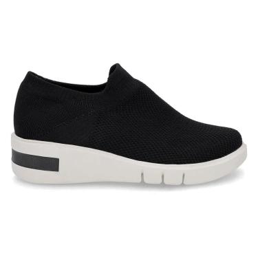 Imagem de Tênis Usaflex Feminino Slip On Tricot Detalhe Sola Casual AM01004-Feminino