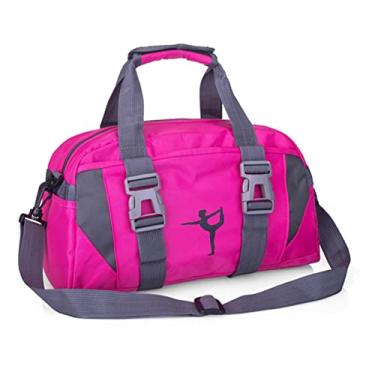 Imagem de Bolsa de Academia Fitness com Grande Armazenamento Viagem Esportiva Transversal Um Lado Nylon Cinto Ombro Removível
