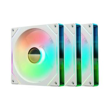 Imagem de Ventoinha De Gabinete Aigo AS14 RGB 140mm 4PIN PWM 5V-3PIN Kit De Resf