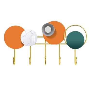 Imagem de Suporte de parede de metal, cabide de parede, ganchos de parede, ganchos de parede, cabides de parede para chapéus, ganchos para pendurar casacos, suporte de parede (1)