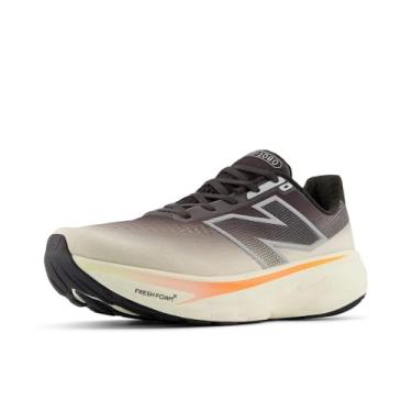 Imagem de New Balance Fresh Foam X 1080 V14 Tênis de corrida masculino, Cimento preto/angorá/manga quente, 12 Wide