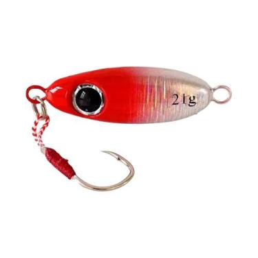 Imagem de Isca De Pesca Micro Metal Jigging Para Água Salgada 5.5g 10g 17g 21g C