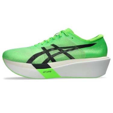 Imagem de ASICS Tênis de corrida unissex METASPEED Sky Tokyo, Lagartixa verde/preto, 12.5 Women/11 Men