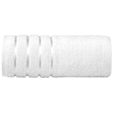 Imagem de Elegant Comfort Toalha de banho jumbo 100% algodão turco com 4 linhas de viscose - toalha de banho extra grande de qualidade de spa de hotel 89 x 187 cm ultra macia, super absorvente, secagem rápida