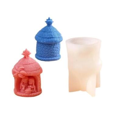 Imagem de Molde De Silicone Da Família Jesus E a Virgem Para DIY, Sabonete Artes