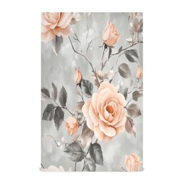 Imagem de xigua Lindo conjunto de 1 panos de prato de cozinha florais vintage, macios e altamente absorventes de secagem rápida para limpeza de pratos e limpeza à mão, 71 x 45 cm