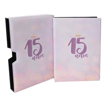 Imagem de Luva E Álbum Fotográfico 60 Fotos 15x21 15 ANOS Debutante Aniversário