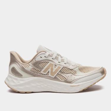 Imagem de Tênis New Balance Fresh Foam Arishi V'4 Feminino, Bege, Off white, 34