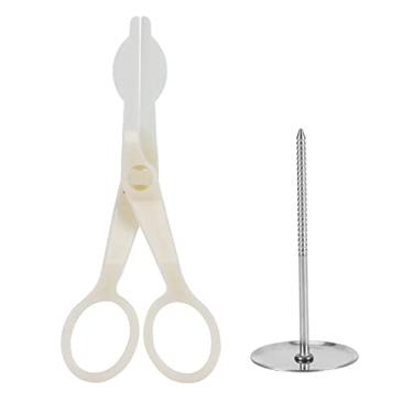 Imagem de Tesoura de flores para tubulação, cobertura de unhas, ferramenta de decoração de bolo, faça você mesmo, cupcake, pastelaria, cozimento, conjunto essencial de plástico de aço