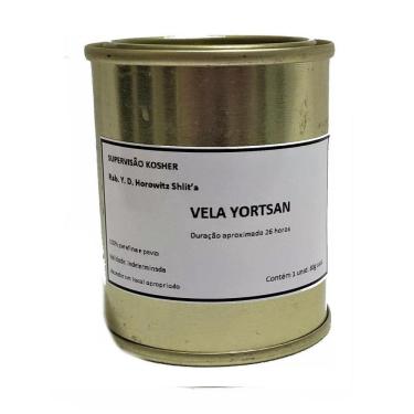 Imagem de Vela Kosher Em Lata Yortsait