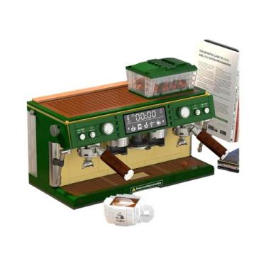 Imagem de Conjunto De Blocos De Montar Mini Máquina De Café Para Meninas HUIQIBA