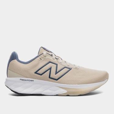 Imagem de Tênis New Balance Fresh Foam 520 V9 Masculino, Bege, Marinho, 40