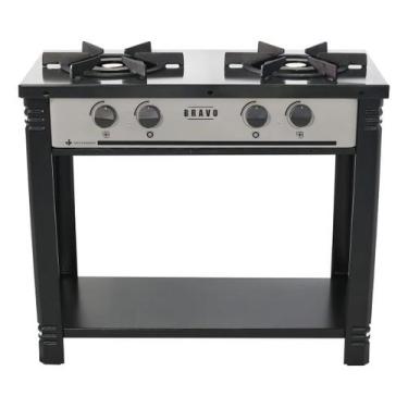Imagem de Fogão 2 Queimadores Venâncio Br2b Linha Bravo Grafite - Venancio